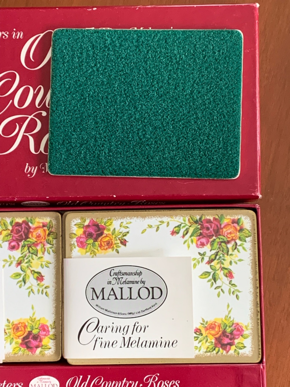 Old Country Roses by Mallod Coaster Set - Picture 3 of 4